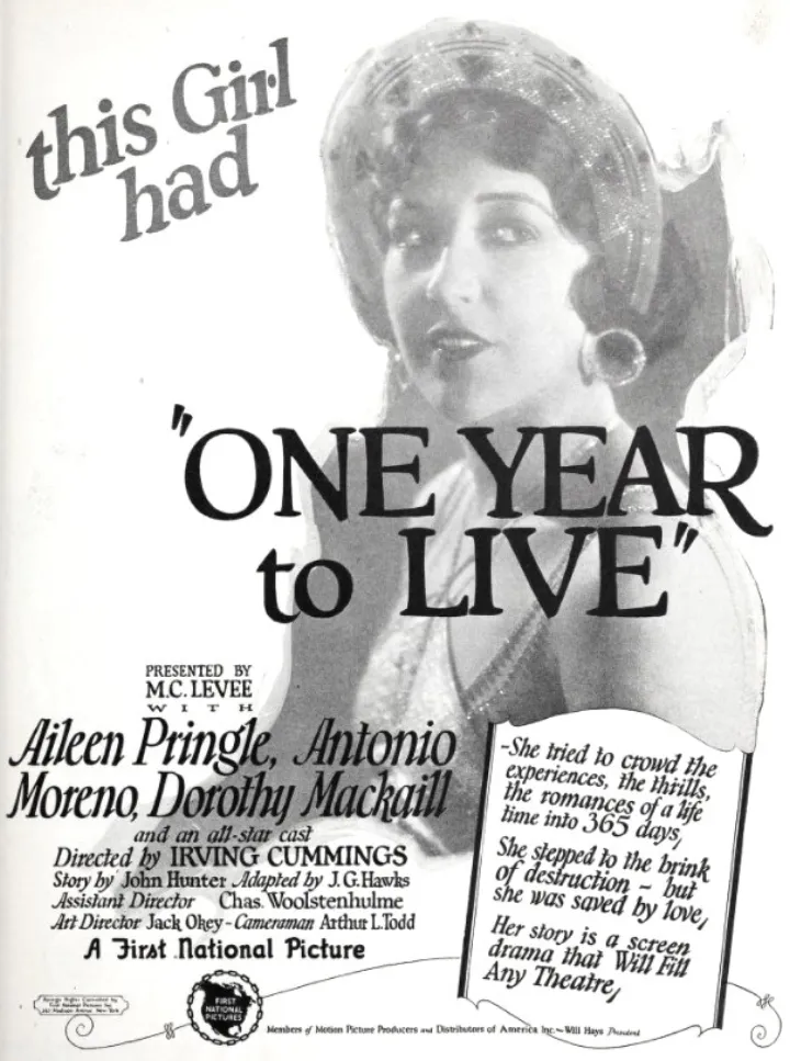 One Year to Live (1925) - 2