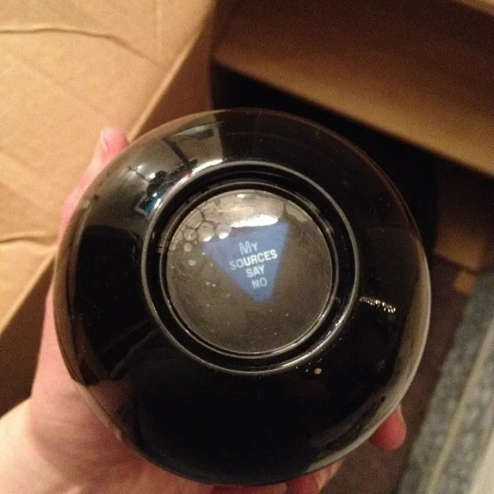 Magic 8 ball - MY SOURCES SAY NO (14105579743)