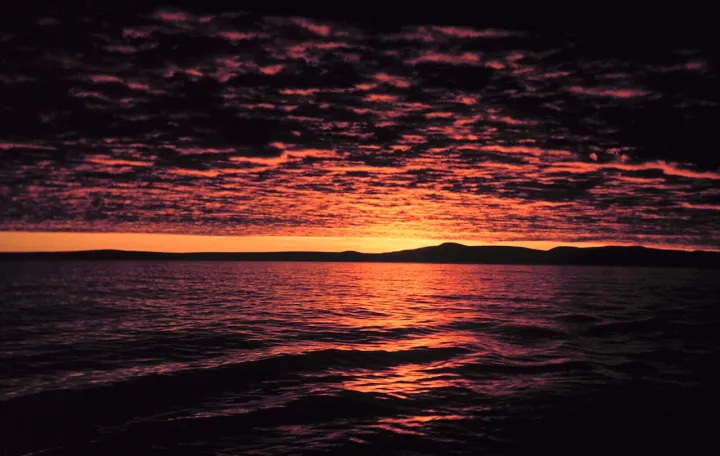 Bering Sea sunset - NOAA