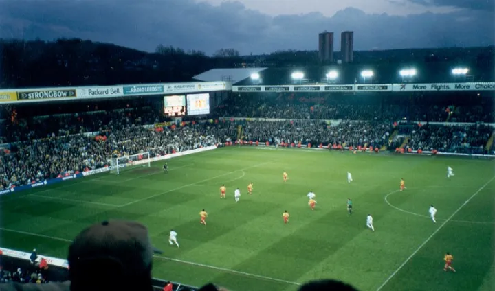 Leeds United-Galatasaray match in 20 April 2000