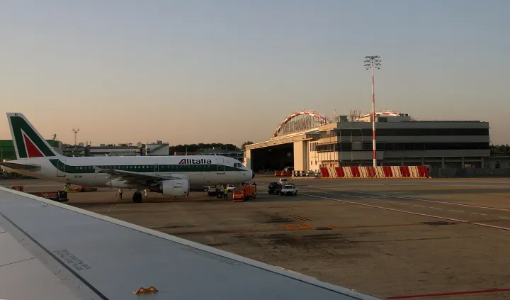 Milan-Linate Airport Emporio Armani hanger 2