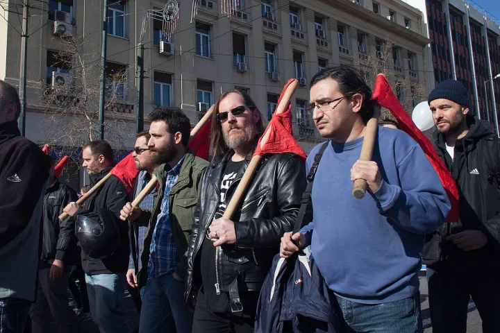 General strike Athens 18 February-03