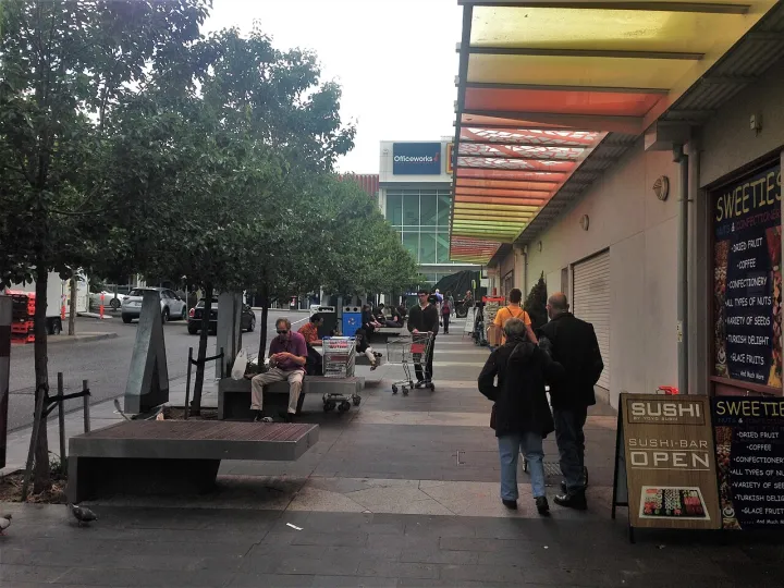 Public space outside Camberwell Fresh Food Market