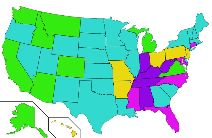 State legislative redistricting methods, 2022