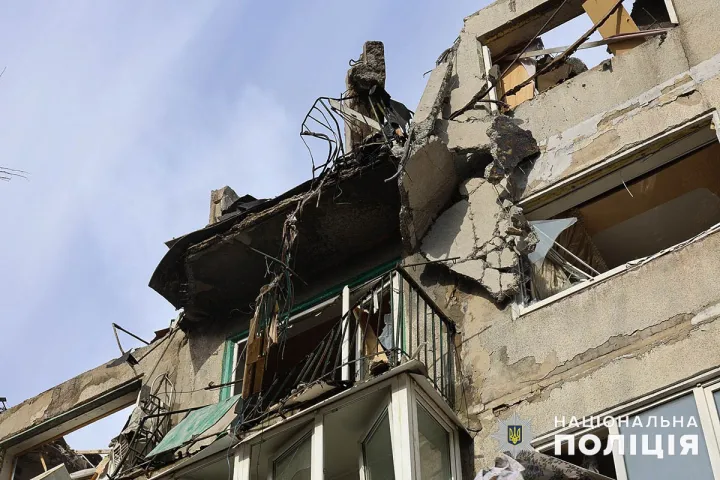Destructions in Myrnohrad after Russian attack, 2024-03-12 (04)