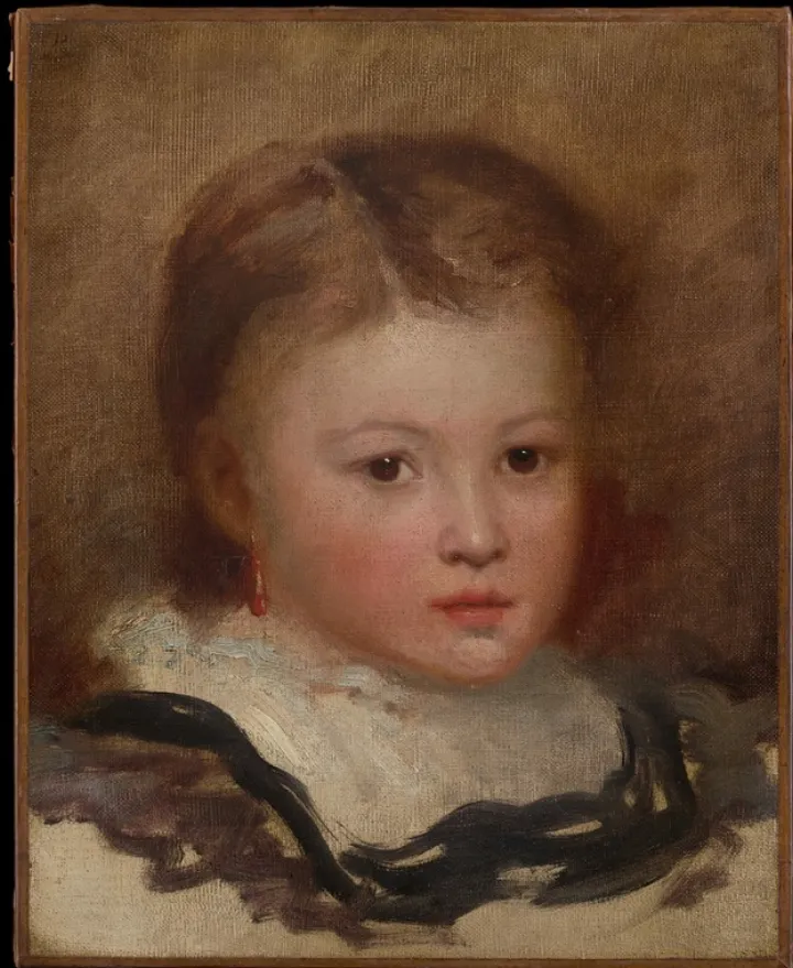 Likely fake Renoir portrait