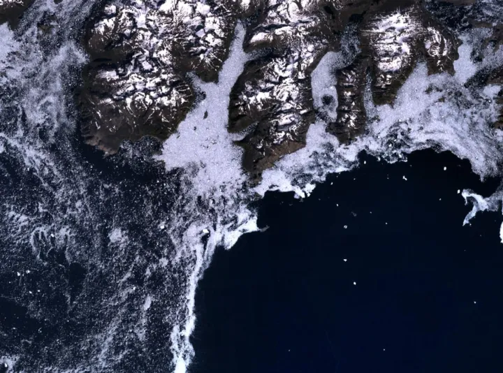 Cape farewell greenland landsat