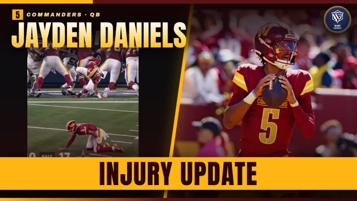 Jayden Daniels - another elbow injury