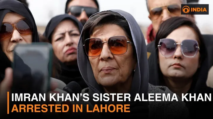 Pakistan Police Arrest Imran Khan’s Sister Ahead of PTI March