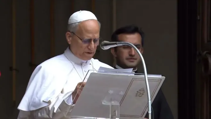POPE LEO XIV Prays the Angelus in Latin! At Castel Gandolfo