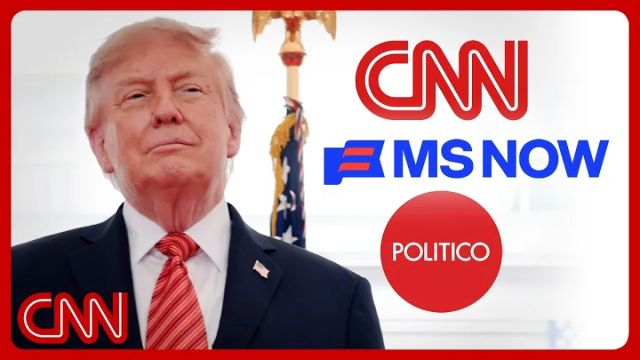 CNN, MS NOW and Politico denied access to White House after Trump ban