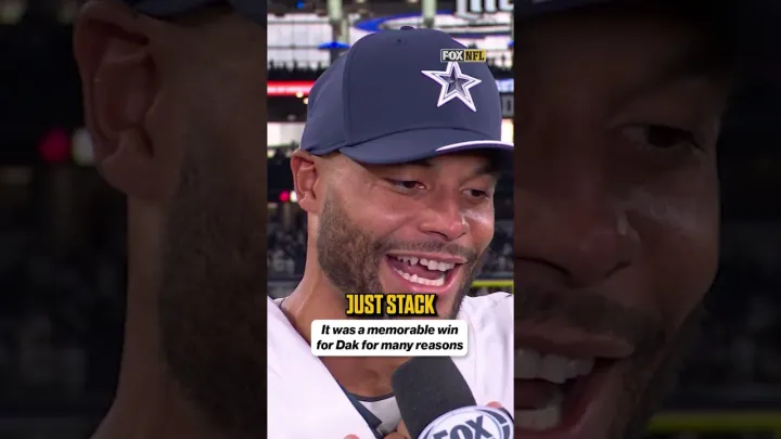 Dak Prescott after Cowboys big win over Commanders #dallascowboys #dakprescott #nfl