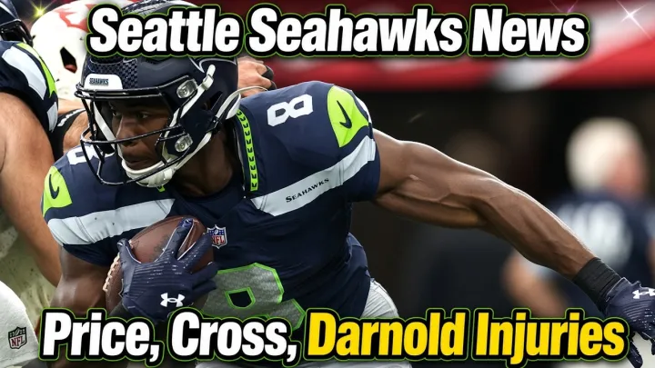 Seahawks provide initial injury updates on Jadarian Price, Charles Cross, and Sam Darnold