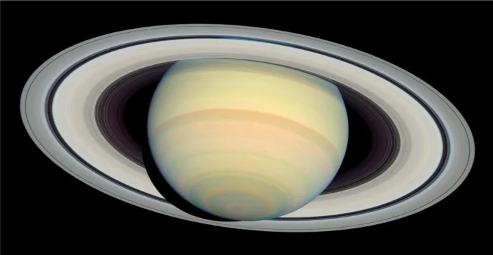 Saturn from Far and Near Hubble Space Telescope, NASA