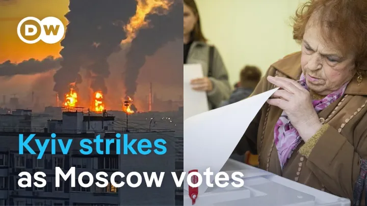 Ukraine launched 'biggest' drone attack on final day of Russian elections | DW News