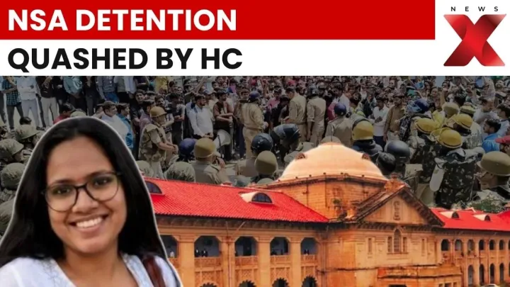 Allahabad HC Quashes DU Activist’s NSA Detention | NewsX