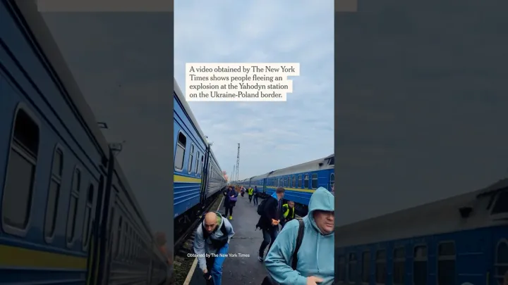 Ex-CIA Director on Train as Russian Drone Hits Ukrainian Station