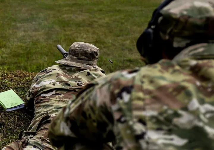 Sniper Team Eyes Target (4709479)