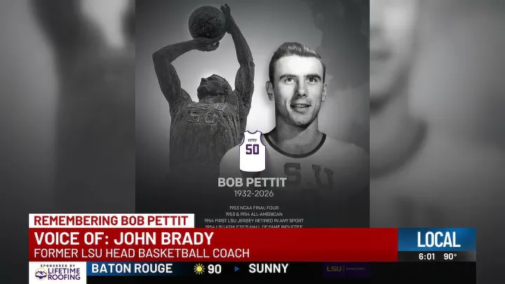 Bob Pettit, LSU basketball legend and NBA Hall of Famer, dies at 93