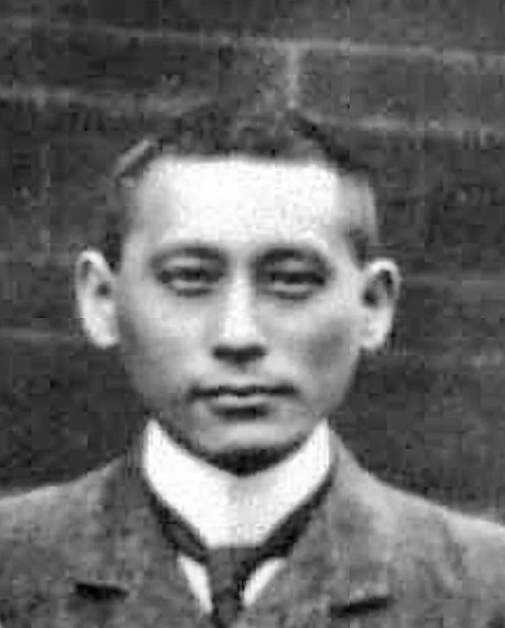 Physicist S.Kinoshita at the University of Manchester in 1910