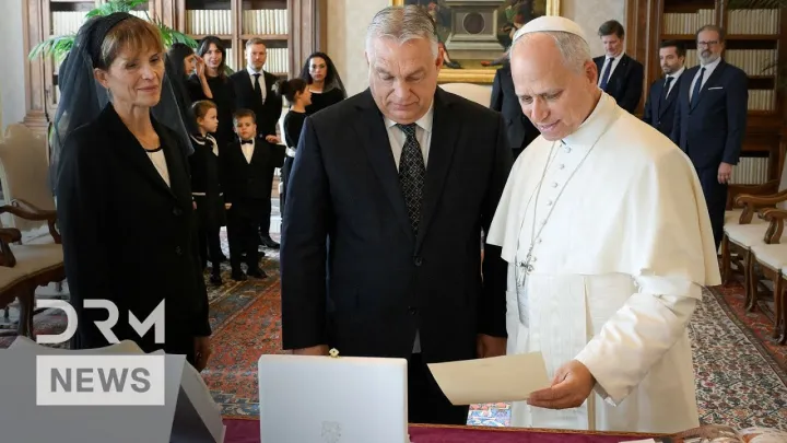 Pope Leo Meets Hungarian PM Viktor Orban at Vatican | DRM News | AC1N
