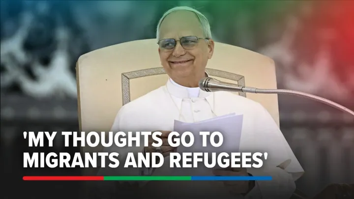 Pope Leo urges global action to help child migrants