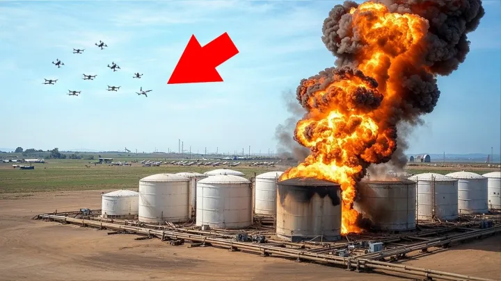 Ukrainian Drones STRIKE Russian Oil Depot - Then THIS Happened…