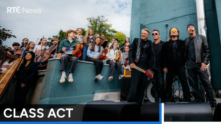 U2 on going back to former school for 50th anniversary gig | RTÉ News