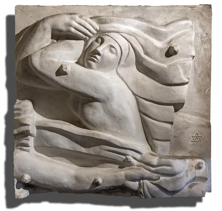 Musée Ingres-Bourdelle - Une Muse, dite Muse échevelée, 1912 - Platre - Bourdelle - Joconde06070001201
