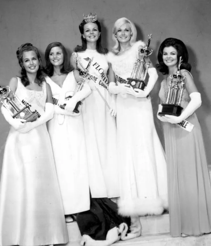 Contestants from the 1969 Miss Florida Pageant - Orlando, Florida