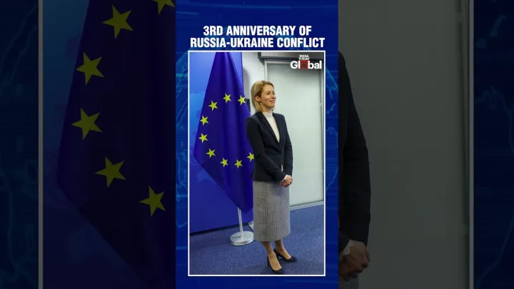 EU Foreign Ministers Mark 3 Years of Ukraine War with Minute of Silence in Brussels