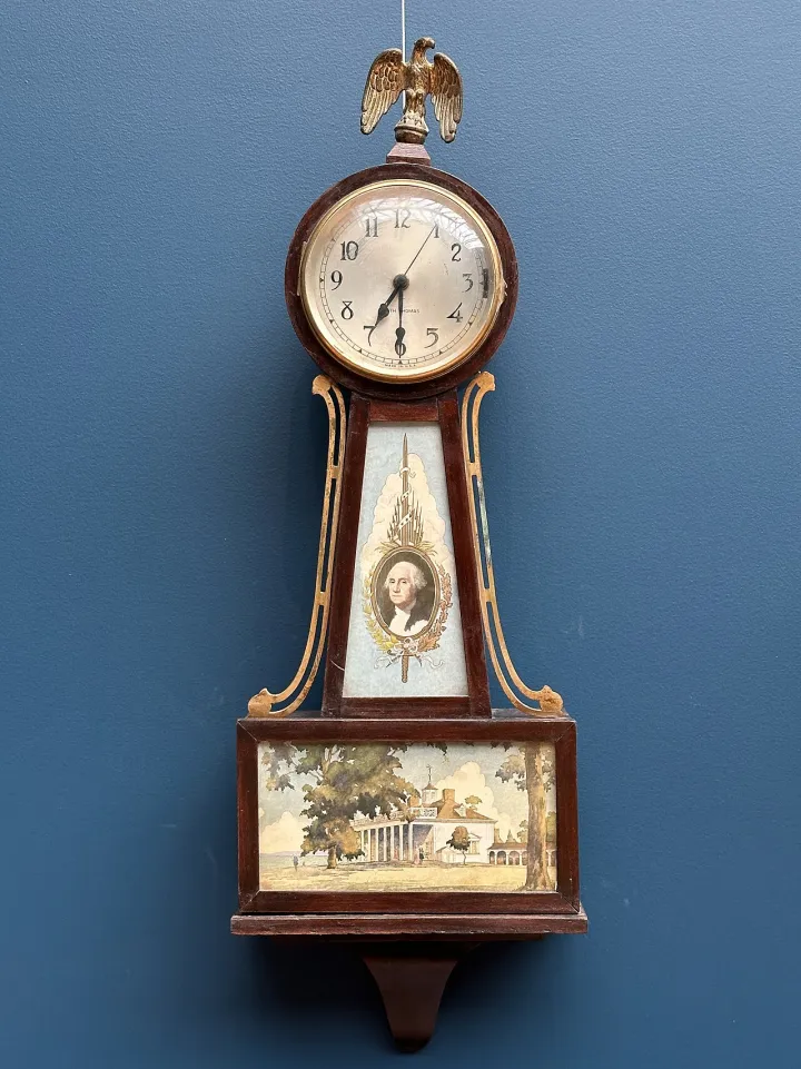 8-Day Strike Banjo Clock by Seth Thomas Clock Company