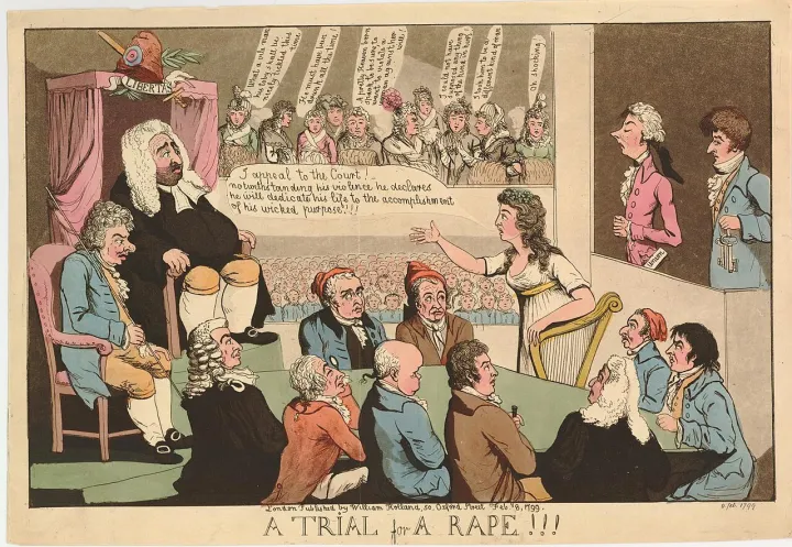 A trial for a rape!!! (BM 1868,0808.6819)