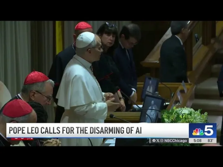 Students react to Pope Leo's message on AI
