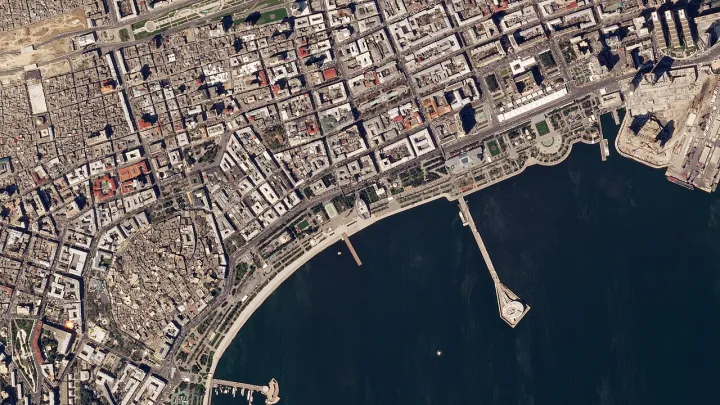 Baku City Circuit, April 9, 2018 SkySat