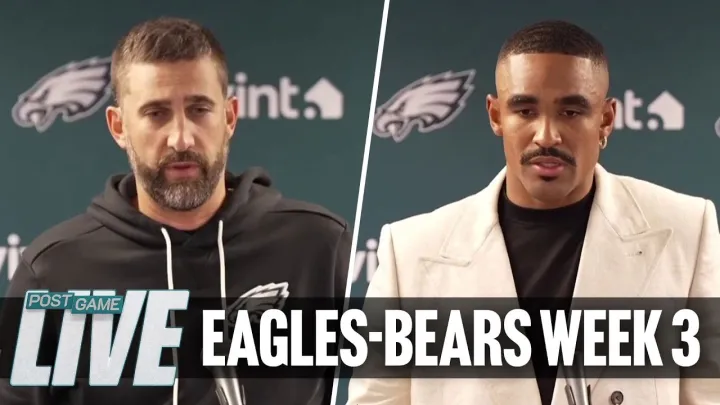 Nick Sirianni & Jalen Hurts Eagles-Bears Week 3 instant reaction | Eagles Postgame Live