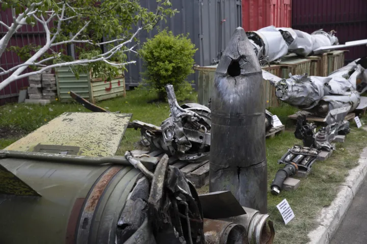 Remains of Russian missiles and drones in Kyiv (2023-05-12) 07