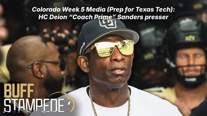 Colorado HC Deion "Coach Prime" Sanders speaks on QBs, injuries and more ahead of No. 12 Texas Tech