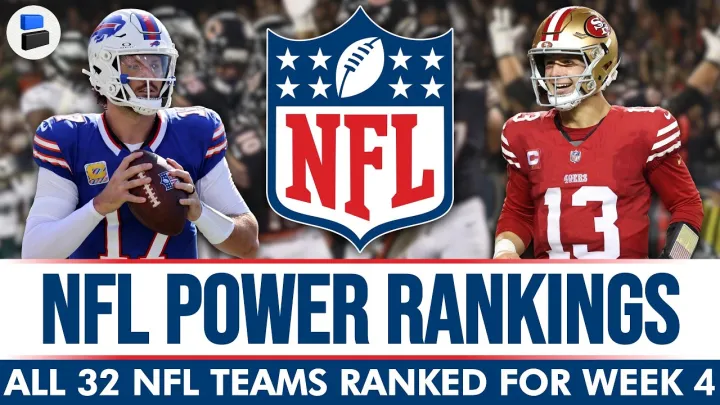 NFL Power Rankings: All 32 Teams Ranked Entering Week 4 Of 2026 NFL Season