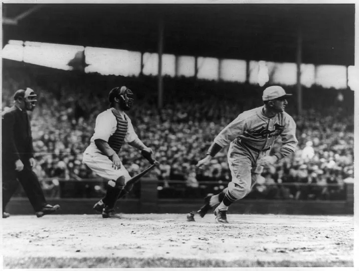 Cubs in first Chicago game of season--St. Louis vs. Cubs