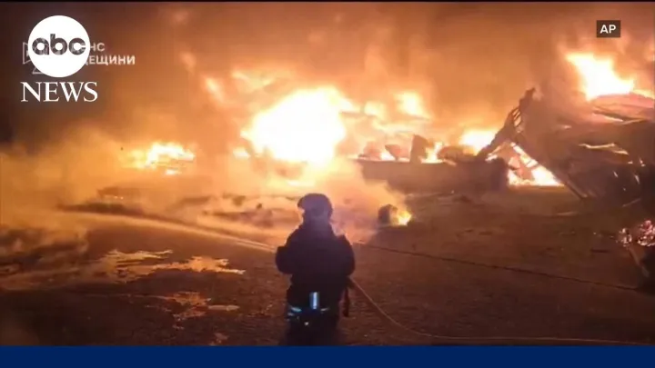 Russian drone attack kills 9 across Ukraine