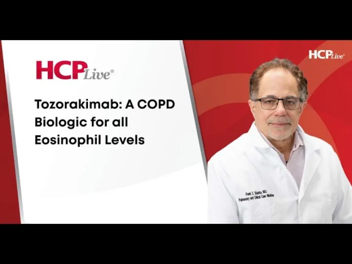 Tozorakimab Cuts COPD Exacerbations Across Eosinophil Levels: Frank Sciurba, MD