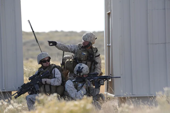 Despite government shutdown, ANGLICO Marines train hard - prepare for vital JTAC role 131008-F-WU507-057