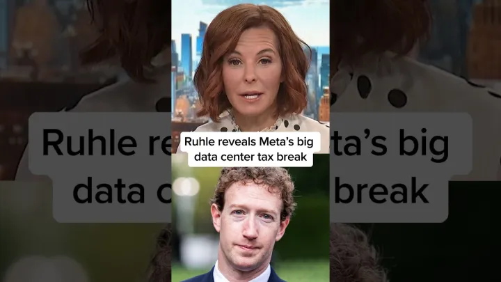 Ruhle reveals Meta's big data center tax break