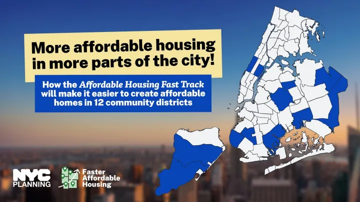 Affordable Housing Fast Track: A new tool to deliver a fairer, more affordable NYC