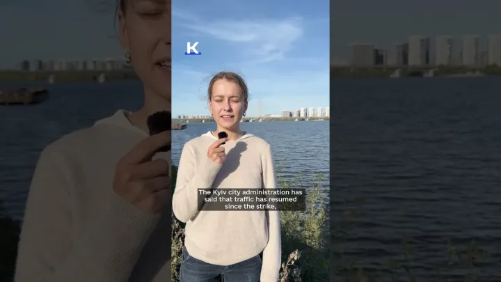 Russian drones target Kyiv bridge, disrupting metro link
