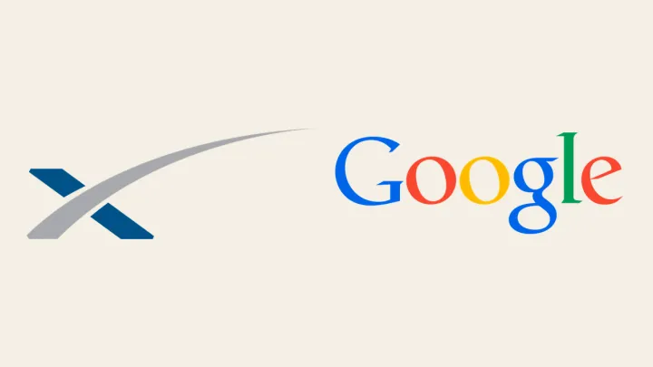 SpaceX; Google logos
