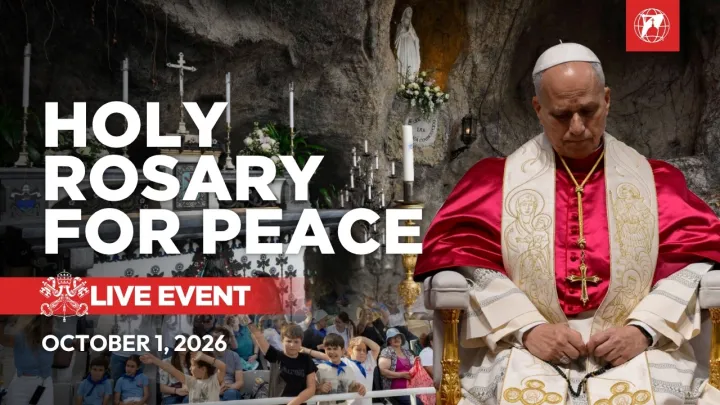 LIVE | Pope Leo XIV's Holy Rosary for Peace with Children at the Vatican | October 1, 2026