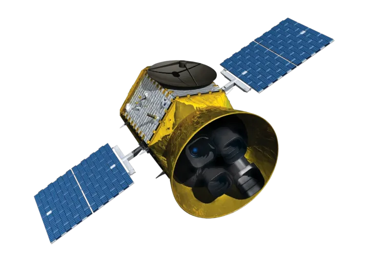 Transiting Exoplanet Survey Satellite artist concept (transparent background)
