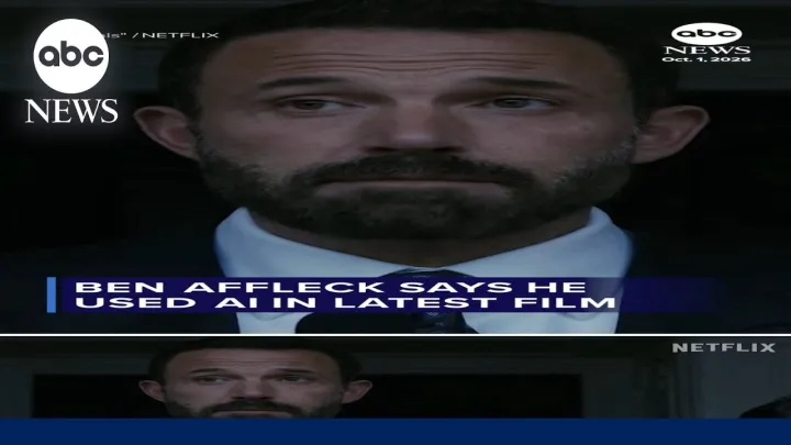 Ben Affleck says he used AI in latest film